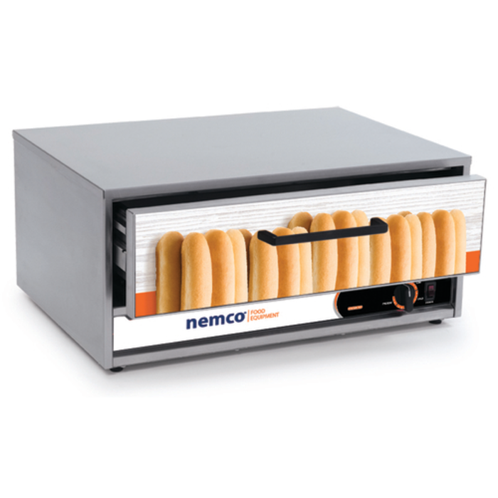 NEMCO 8027-BW-220 Moist Heat Bun Warmer with 32 Bun Capacity