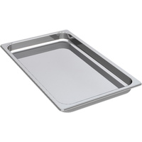 Angelo PO B11F2 Stainless Steel Gastronorm 1/1 Food Pan, 100mm Deep, 13-Liter Capacity