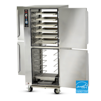 FWE MTU-12P 29.75" Mobile Pass-Thru Heated Holding Cabinet 12 Pan