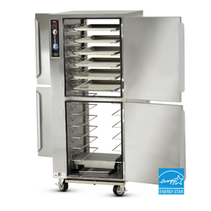 FWE MTU-12P 29.75" Mobile Pass-Thru Heated Holding Cabinet 12 Pan