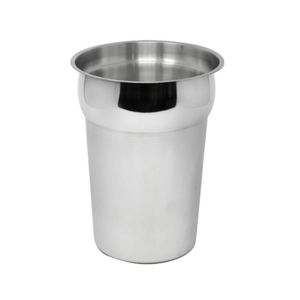 Plat de service en acier inoxydable Omcan 44666, format 1/6, 1,8 L