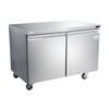 Omcan 50056 48-Inch Wide Stainless Steel Undercounter Reach-In Refrigerator For Professional Kitchens