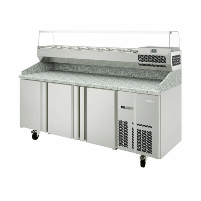 Infrico IRT-MPG1980-COMBO 78" Granite Top Pizza Prep Table