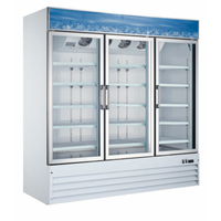 OMCAN 50087 Congélateur commercial vitré trois portes 201 cm 1481 L