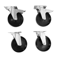Omcan 40645 Casters for Pizza Oven Stand, Set of Four