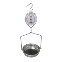 Alt Tag: Omcan 43827 Digital Hanging Scale with 22 lb / 10 kg Capacity hanging scale with hook and stainless steel bowl