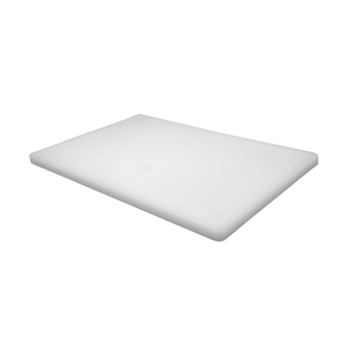 Planche à découper professionnelle en plastique HDPE blanc de 17 x 12 pouces Omcan 41417 pouces pour la préparation hygiénique des aliments