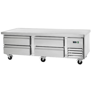 Arctic Air ARCB72 74-inch Four Drawer Refrigerated Chef Base