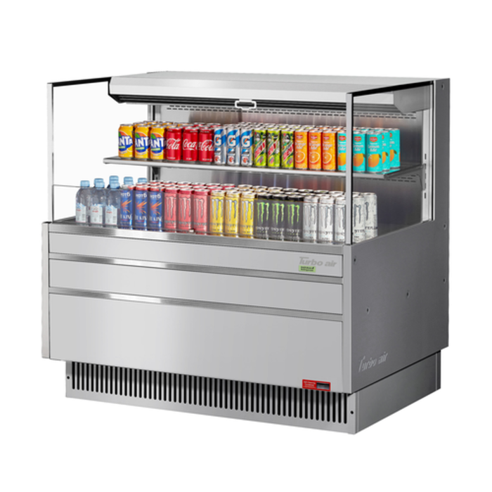 Turbo Air TOM-48L-UF-S-2S-N 46-3/4"W Open Display Merchandiser
