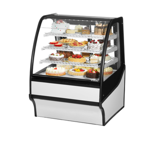 True TDM-R-36-GE/GE-W-W 36-1/4" Refrigerated Bakery Display Case