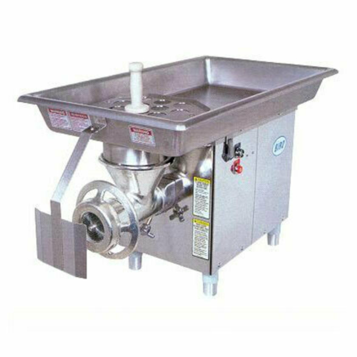 Alt Tag: Biro Manufacturing BG1500E Commercial 25 lbs/min Electric Meat Grinder Powerhouse stainless steel commercial electric meat grinder