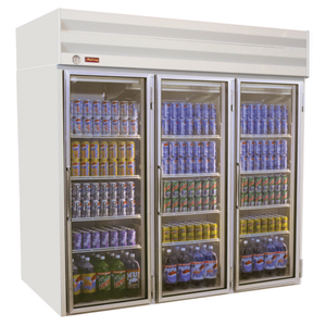 Howard McCray GF75-FF-B 78" Three-Door Merchandiser Freezer 75 cu. ft.