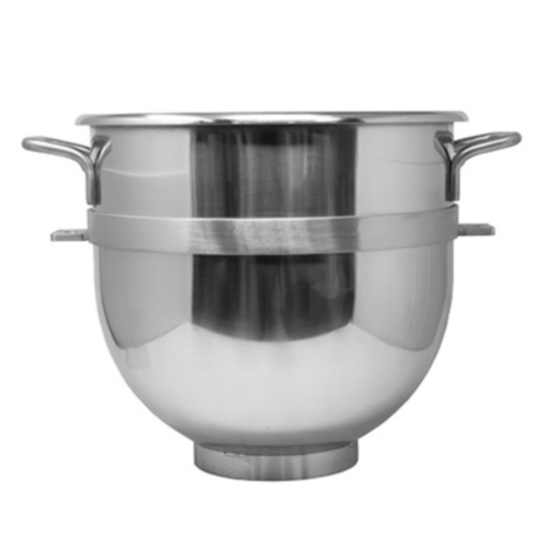 30 Qt Replacement Mixer Bowl Compatible With Omcan 30 Quart General Purpose Mixers, Stainless Steel Design