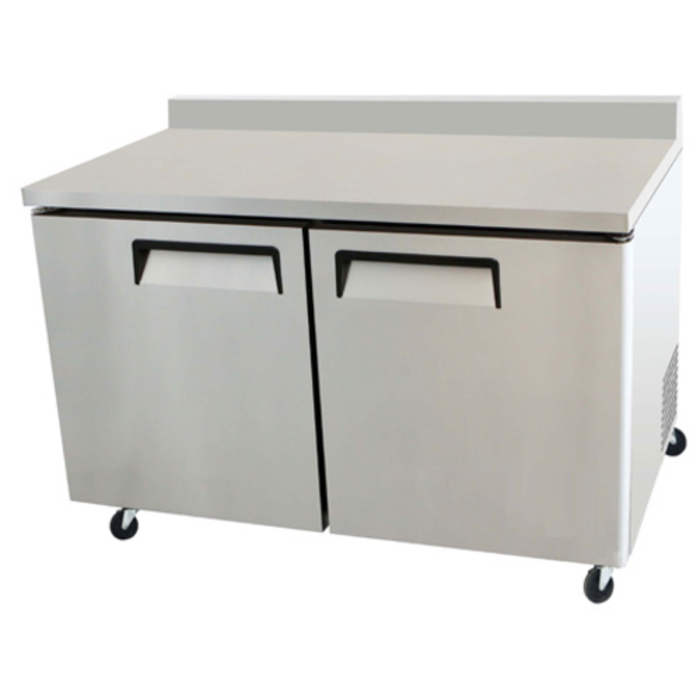 EFI Sales CWDR2-60VC 60.2-Inch Two-Door Refrigerated Worktop Cooler