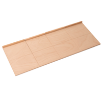 Omcan 81227 Large Melamine Wood Grain Serving Board for Culinary Displays, large wood-grain melamine serving board for food presentation