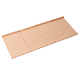 Omcan 81227 Large Melamine Wood Grain Serving Board for Culinary Displays, large wood-grain melamine serving board for food presentation
