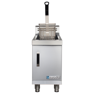 Eurodib TCF15L 15 lb. Propane Gas Countertop Fryer With Basket For Cooking Fries And More
