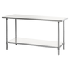 MixRite SSTW-3036 36" x 30" stainless steel work table with durable construction and ample workspace.