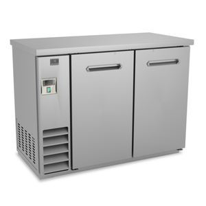 Kelvinator KCHBB48SS 49"W Refrigerated Back Bar Cooler Two Solid Doors