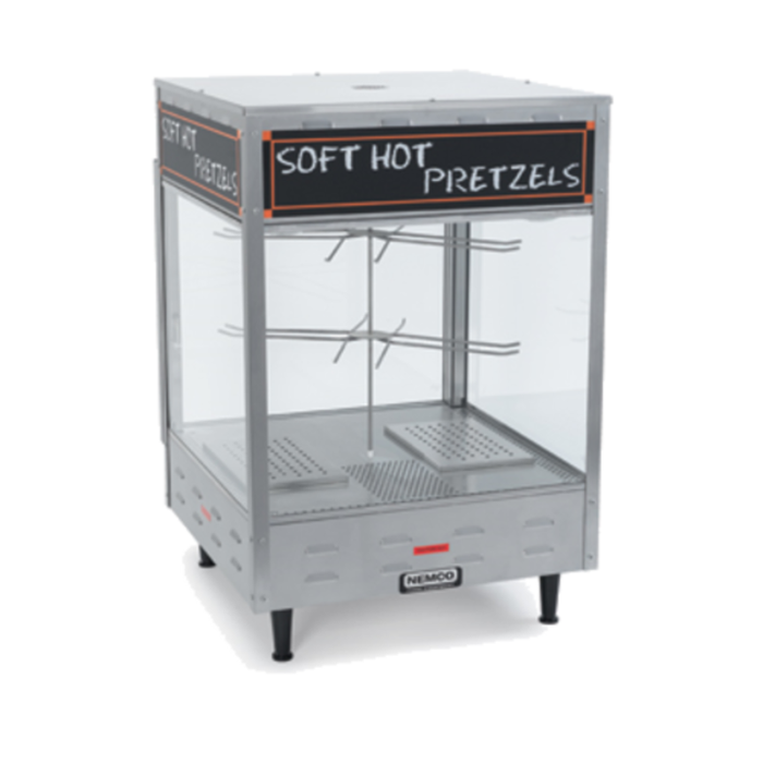 Nemco 6453 22.25"W Countertop Revolving Pretzel Merchandiser Display Case