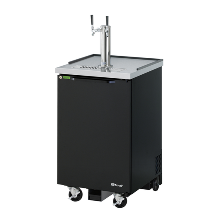 Turbo air TBD-1SBD-N6 24" Single Door Black Beer Dispenser