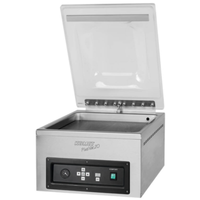 Machine d'emballage sous vide de comptoir KOMET PLUSVAC 20 avec deux barres de soudure de 40 cm