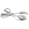 Alt Tag: Omcan 80426 Stainless Steel 10-Inch Scissor Tongs for Serving, stainless serving tongs for buffet, catering, salad bar