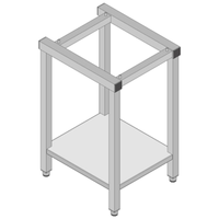 Lainox OSR85-STAND Stainless Steel Floor Stand 850mm x 700mm for Combi Ovens