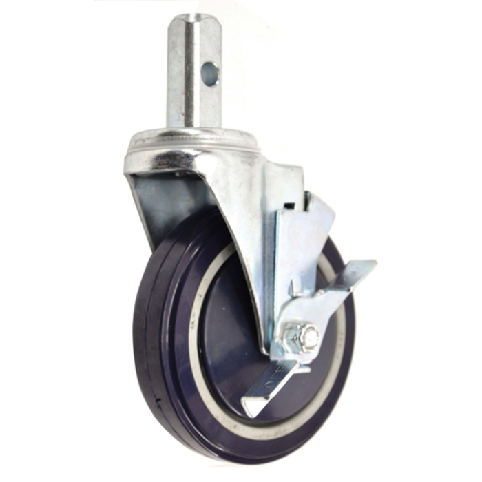 Omcan 39534 Bun Rack Caster Wheel 5" x 1-1/4" with Brake