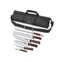 Victorinox 7.4012.7-X2 7-Piece Wood Handle BBQ Knife Tool Set