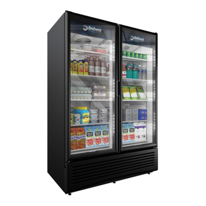 Réfrigérateur commercial à deux portes Omcan 41218, 137,5 cm, 1178 L