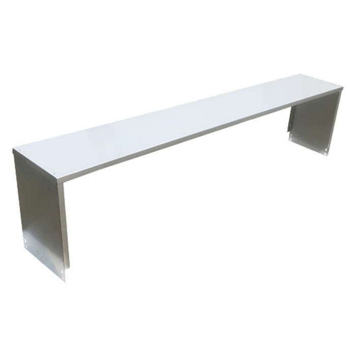 Protège-éternuement Omcan 47023 de 58" pour table à vapeur 4 plateaux barrière portative transparente et protectrice pour la table à vapeur