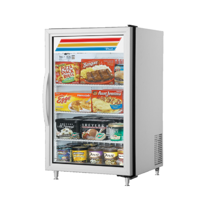 Congélateur-présentoir de comptoir True GDM-07F-HC~TSL01, 61 cm de large, avec porte vitrée