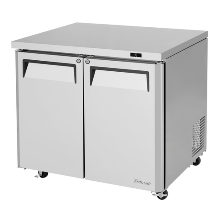 Turbo Air MUR-36L-N6 36.38" Two-Door Undercounter Low Boy Refrigerator