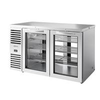 True TBR60-PTSZ1-L-S-GG-GG-1 60-Inch Pass-Thru Back Bar Cooler