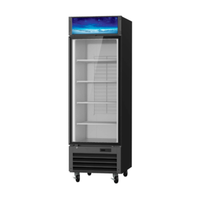 Blue Air BGM23B-HC 27-Inch 1-Section Glass Door Merchandiser Refrigerator