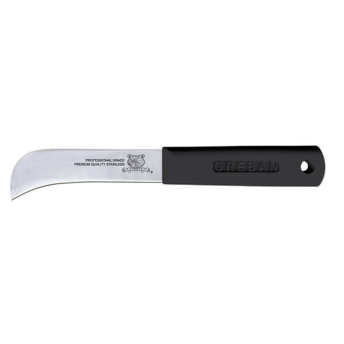 Omcan 12372 3-1/4" Produce & Lettuce Knife with Black Handle