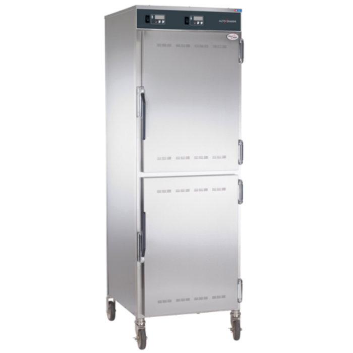 Alto-Shaam 1200-UP Mobile Heated Holding Cabinet with Double Compartments and Halo Heat® Technology