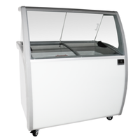 Kelvinator Commercial KCICDC6FH 42-1/2"W 6-Tub Ice Cream Dipping Cabinet