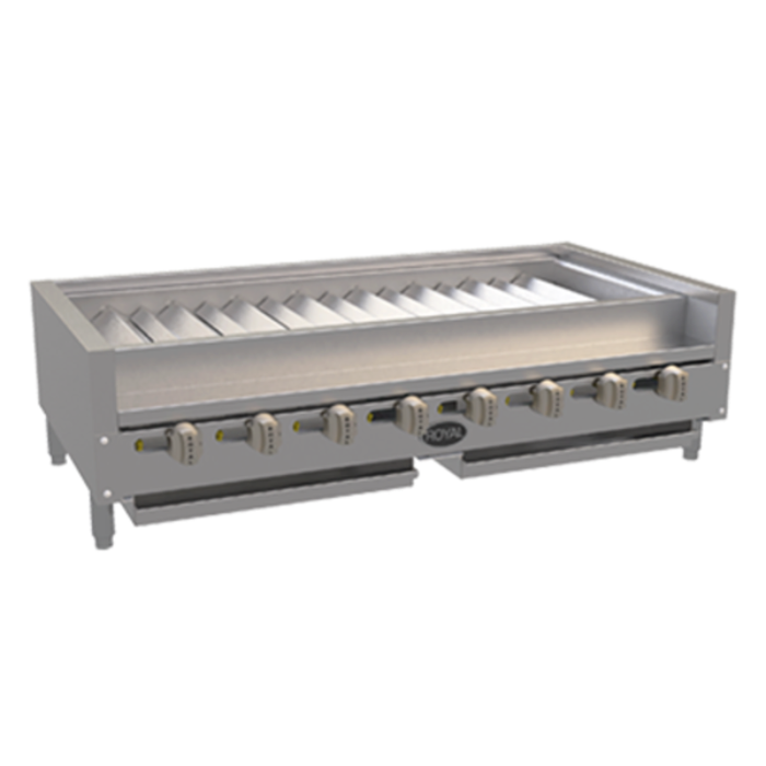 Royal RKTB-48 Gril à Brochettes Radiant à Gaz de Comptoir de 122 cm de Largeur