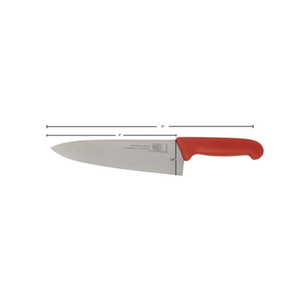 Couteau de chef professionnel Omcan 23876, lame de 10 pouces, outil culinaire en acier inoxydable