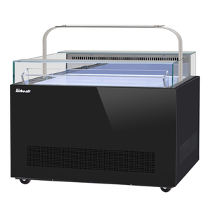 Turbo Air TOS-50NN-D-W(B) 50-1/4" Refrigerated Open Deli Display Merchandiser