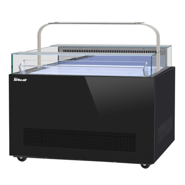 Turbo Air TOS-50NN-D-W(B) 50-1/4" Refrigerated Open Deli Display Merchandiser