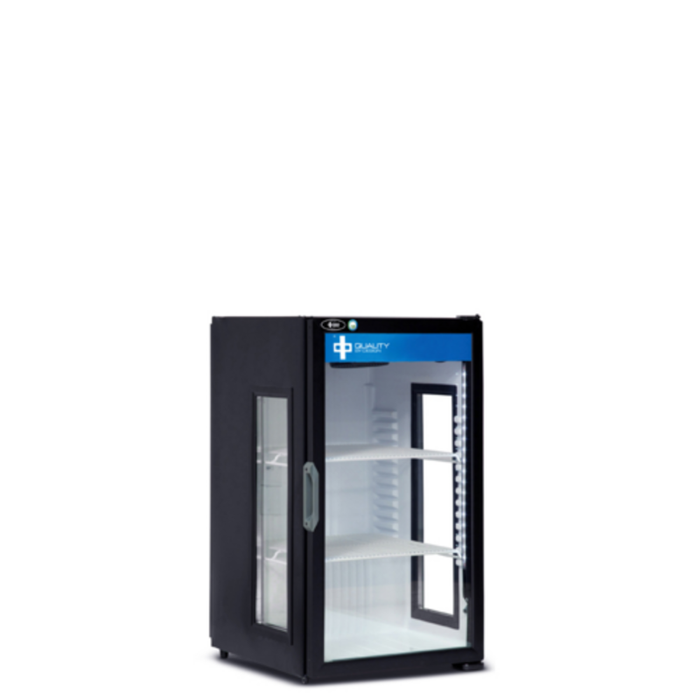 QBD DC7HG-HC 21.38" Countertop Glass Door Merchandiser Refrigerator