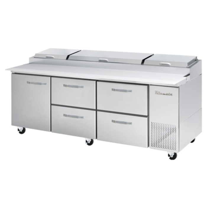 Bluenix BAPP93-D4RM-HC 93-1/4" Refrigerated Pizza Prep Table