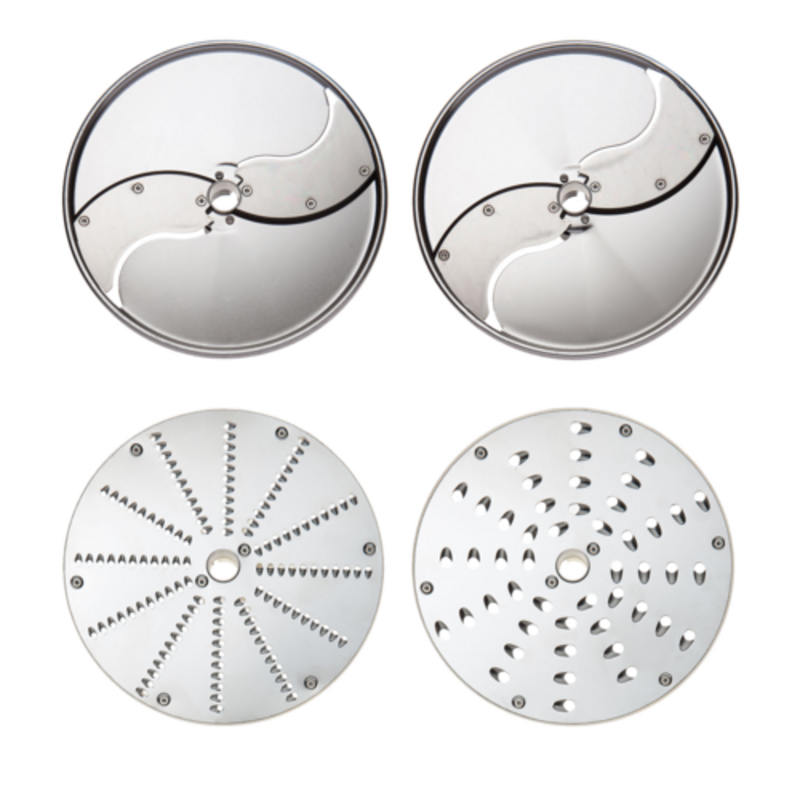 Eurodib Dito Sama Food Processor Disc Set Featuring Slicing And Grating Discs For Versatile Food Preparation