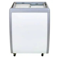 Ancaster 26 Inch Ice Cream Dipping Cabinet Freezer With Sliding Glass Top For Displaying Frozen Treats