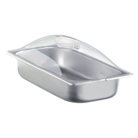 Cadco SPL-3P Stainless Steel 12-7/8" x 7" Steam Table Pan