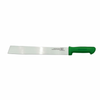Alt Tag: Omcan 18739 Produce Knife with 3-Inch Stainless Steel Blade, stainless steel blade and green handle for commercial kitchen prep