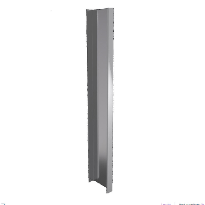 Winholt SSWC-8-22-144 8 x 144 Inch Corner Wall Cap